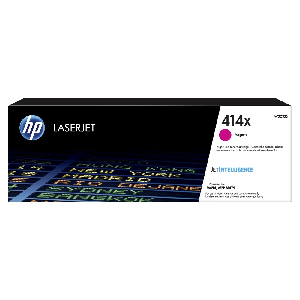 Cartucho de Tóner HP 414X - Magenta - LaserJet - Original (W2023X) - W2023X Cartucho de Tóner HP 414X - Magenta - LaserJet - Original (W2023X) - W2023X