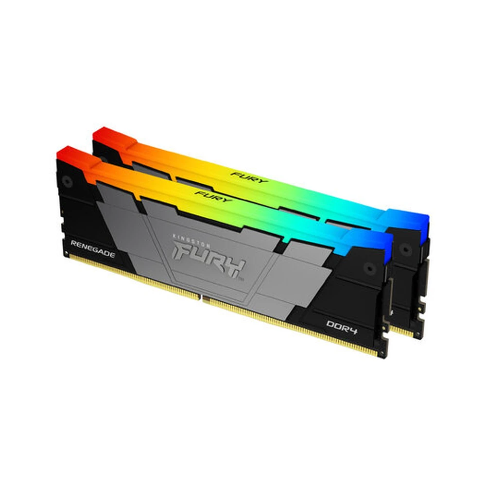 Memoria RAM Kingston FURY Renegade RGB - DDR4 - 16GB(2x8GB) - 4266MHz - UDIMM - Para PC - KF442C19RB2AK2/16