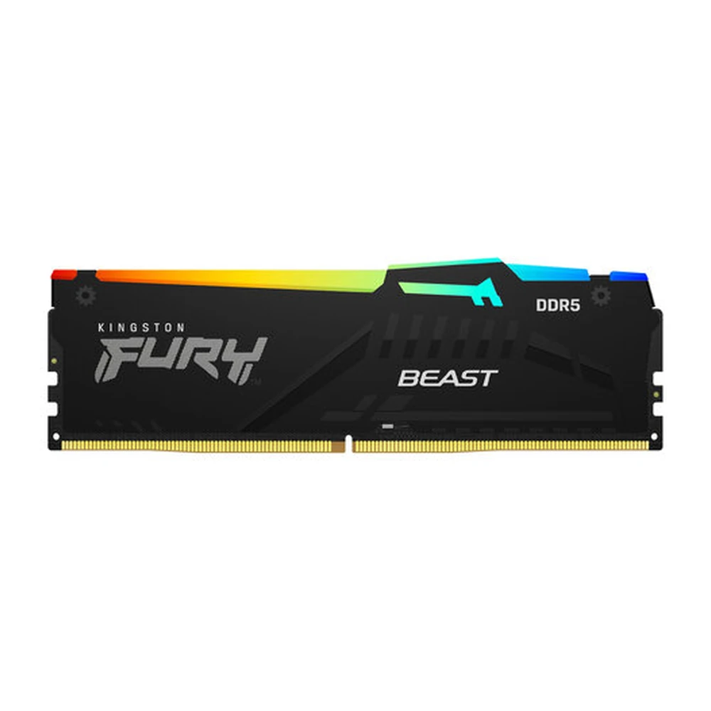 Memoria RAM Kingston FURY Beast RGB - DDR5 - 16GB - 5200MHz - UDIMM - para PC - KF552C36BBEA-16 Memoria RAM Kingston FURY Beast RGB - DDR5 - 16GB - 5200MHz - UDIMM - para PC - KF552C36BBEA-16