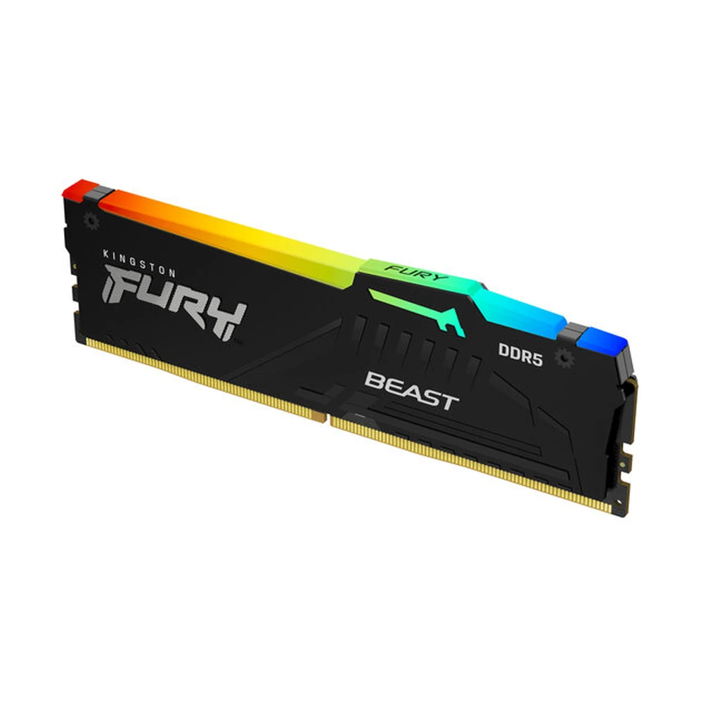 Memoria RAM Kingston FURY Beast RGB - DDR5 - 32GB - 6000MHz - UDIMM - para PC - KF560C30BBA-32 Memoria RAM Kingston FURY Beast RGB - DDR5 - 32GB - 6000MHz - UDIMM - para PC - KF560C30BBA-32