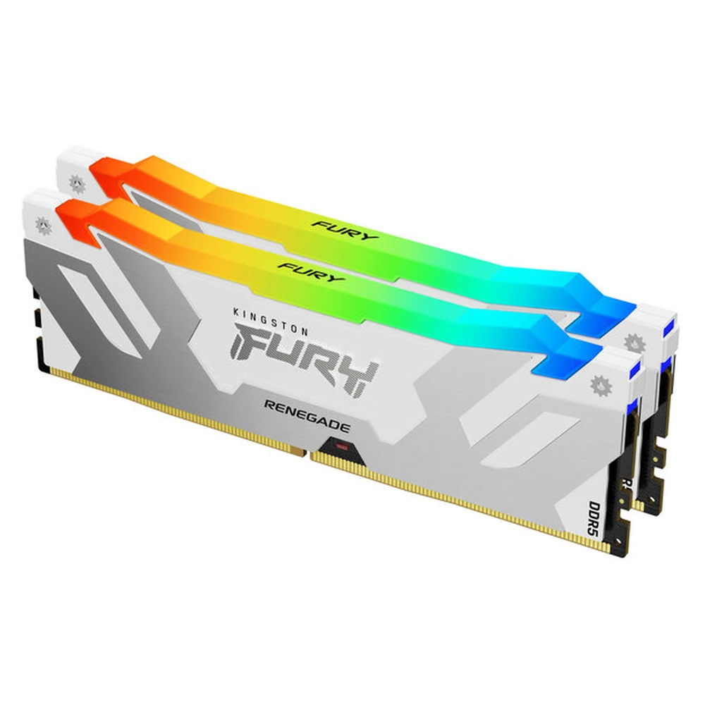 Memoria RAM Kingston Fury Renegade - DDR5 - 64GB (2x32GB) - 6400MT/s - DIMM - Para PC - KF564C32RWAK2-64