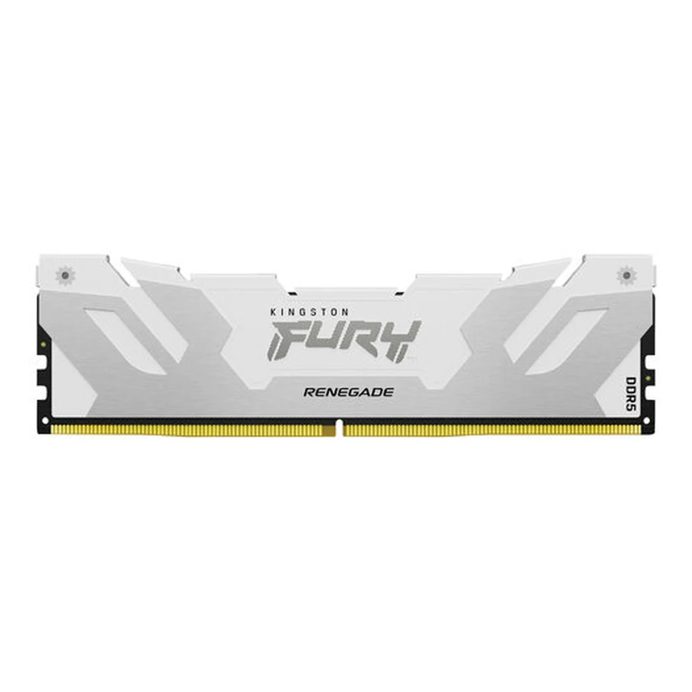 Memoria RAM Kingston FURY Renegade - DDR5 - 32GB (2x16GB) - 6400MHz - UDIMM - Para PC - Blanco - KF564C32RWK2-32