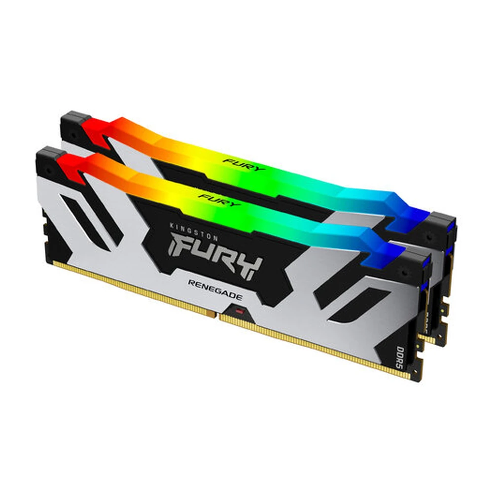 Memoria RAM Kingston FURY Renegade RGB - DDR5 - 48GB (2x 24GB) - 7200MHz - UDIMM - para PC - KF572C38RSAK2-48