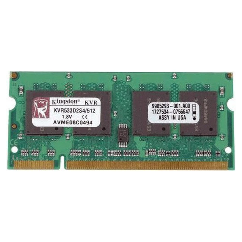 Memoria RAM para Laptop Kingston - DDR2 - 512MB - 533MHz - KVR533D2S4/512 Memoria RAM para Laptop Kingston - DDR2 - 512MB - 533MHz - KVR533D2S4/512