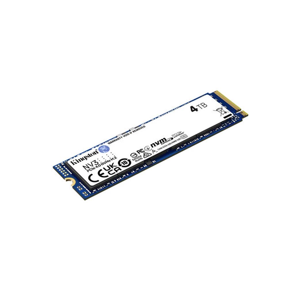 Unidad de Estado Sólido Kingston NV3 - M.2 - 4TB - PCI-E 4.0 - SNV3S/4000G Unidad de Estado Sólido Kingston NV3 - M.2 - 4TB - PCI-E 4.0 - SNV3S/4000G