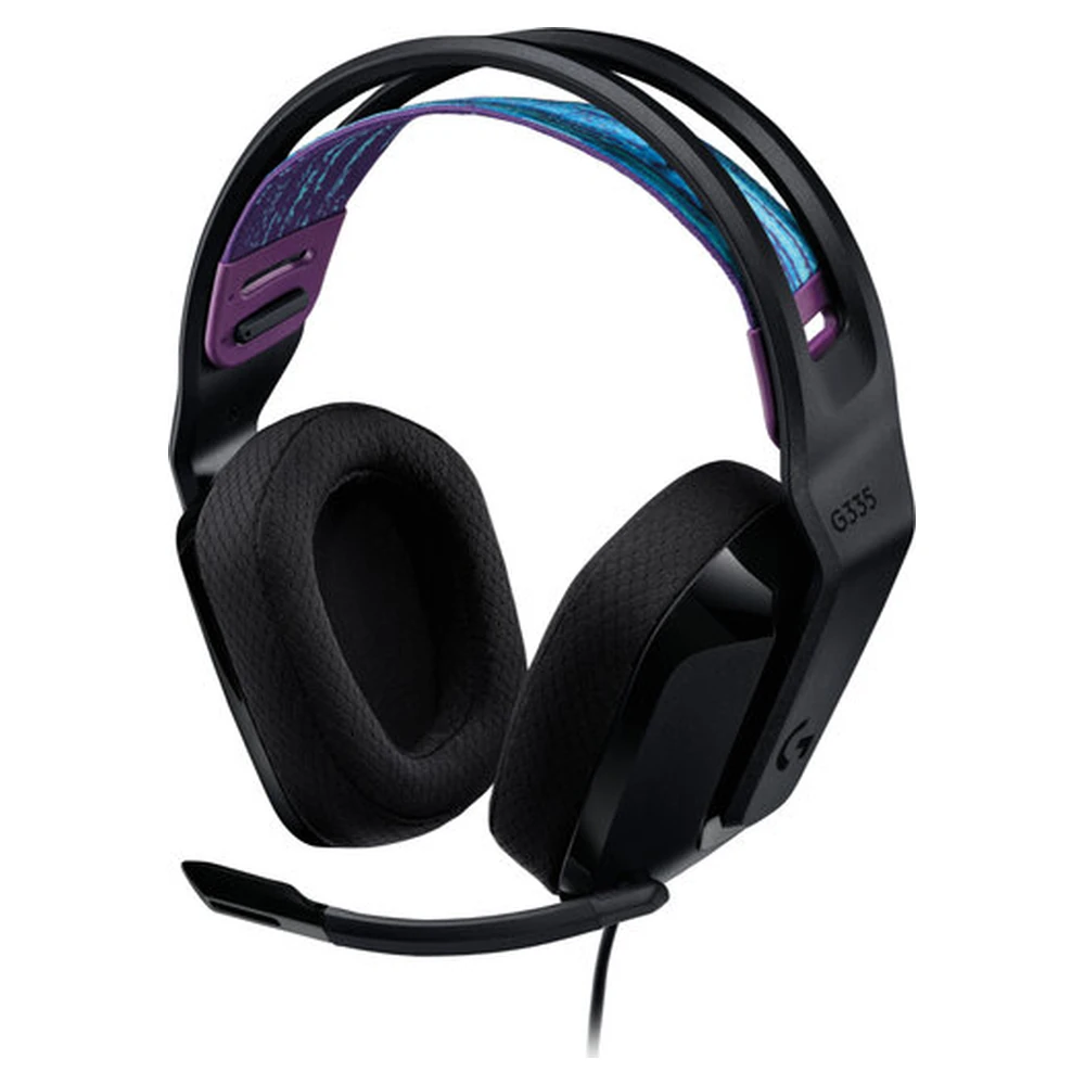 Diadema Gamer Logitech G335 - Alámbrico - Micrófono - Negro - 981-000977 Diadema Gamer Logitech G335 - Alámbrico - Micrófono - Negro - 981-000977