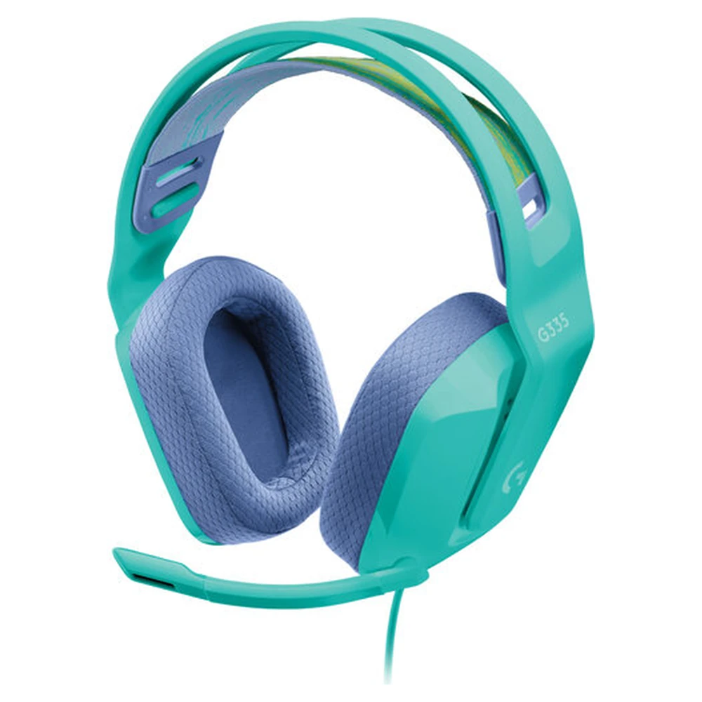 Diadema Gamer Logitech G335 - Alámbrico - Micrófono - Menta - 981-001023 Diadema Gamer Logitech G335 - Alámbrico - Micrófono - Menta - 981-001023