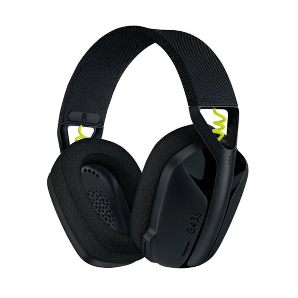 Diadema Gamer Logitech G435 - Inalámbrico - Micrófono - Negro con Amarillo - 981-001049 Diadema Gamer Logitech G435 - Inalámbrico - Micrófono - Negro con Amarillo - 981-001049