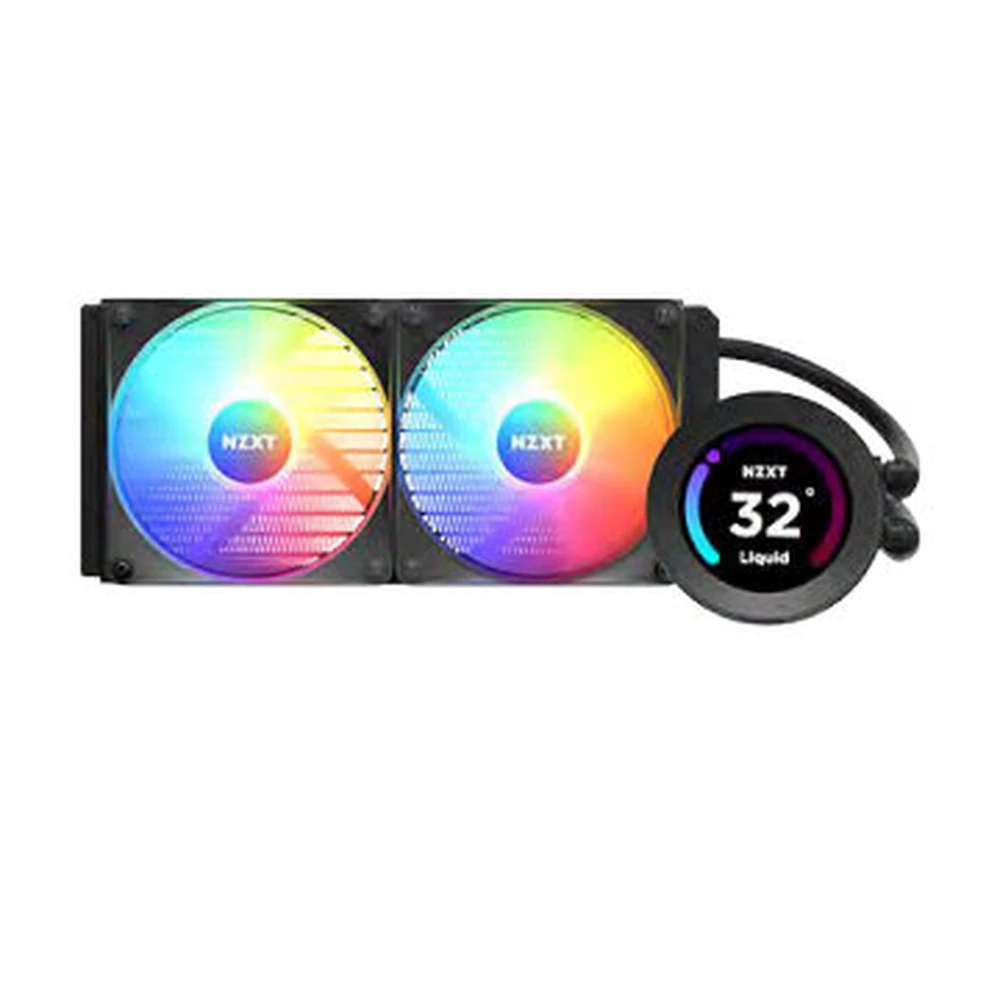 Enfriamiento Líquido NZXT Kraken Elite 240 RGB - 2x Ventiladores - 1800RPM - RL-KR24E-B1 Enfriamiento Líquido NZXT Kraken Elite 240 RGB - 2x Ventiladores - 1800RPM - RL-KR24E-B1
