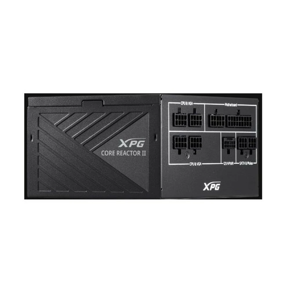 Fuente de Poder ADATA XPG CORE REACTOR II - 650W - ATX - 24-pin - 80 PLUS Gold - COREREACTORII650G-BKCUS Fuente de Poder ADATA XPG CORE REACTOR II - 650W - ATX - 24-pin - 80 PLUS Gold - COREREACTORII650G-BKCUS