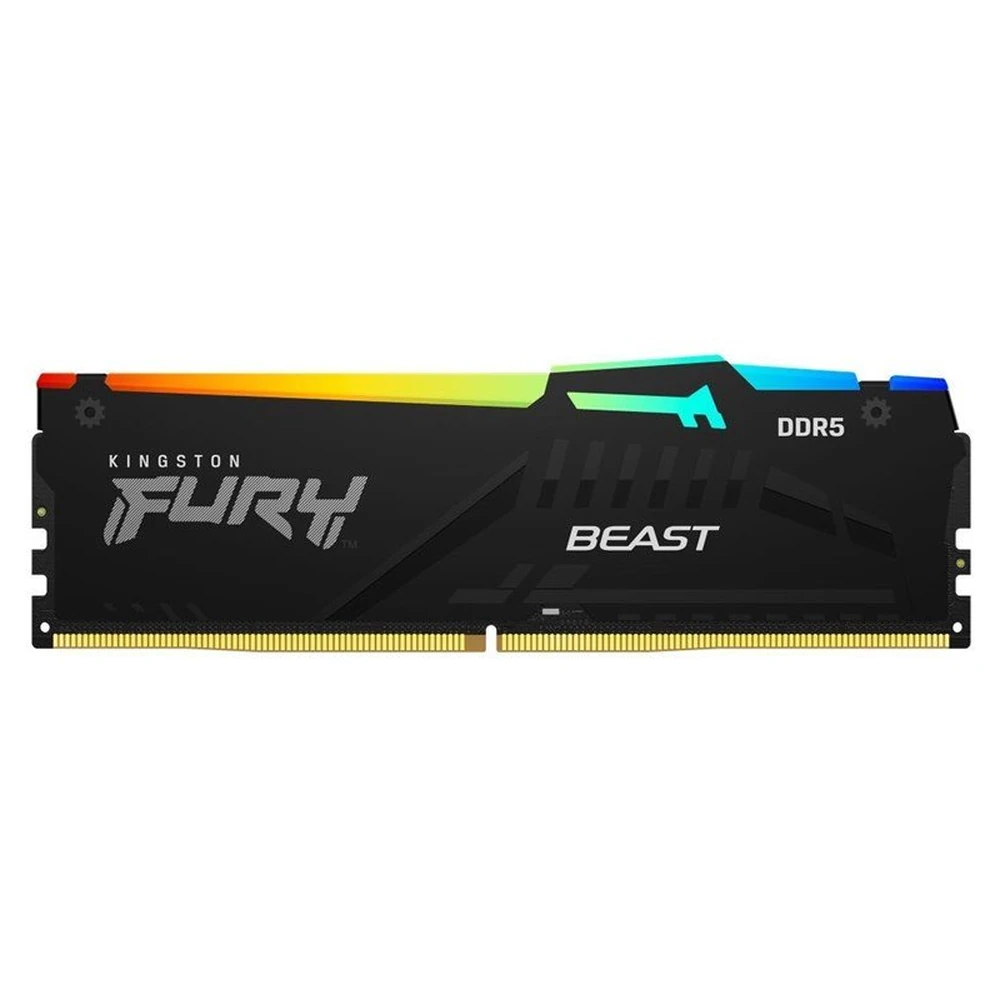 Memoria RAM Kingston FURY Beast - DDR5 - 16GB - 5200MHz - DIMM - Para PC - KF552C40BBA-16 Memoria RAM Kingston FURY Beast - DDR5 - 16GB - 5200MHz - DIMM - Para PC - KF552C40BBA-16