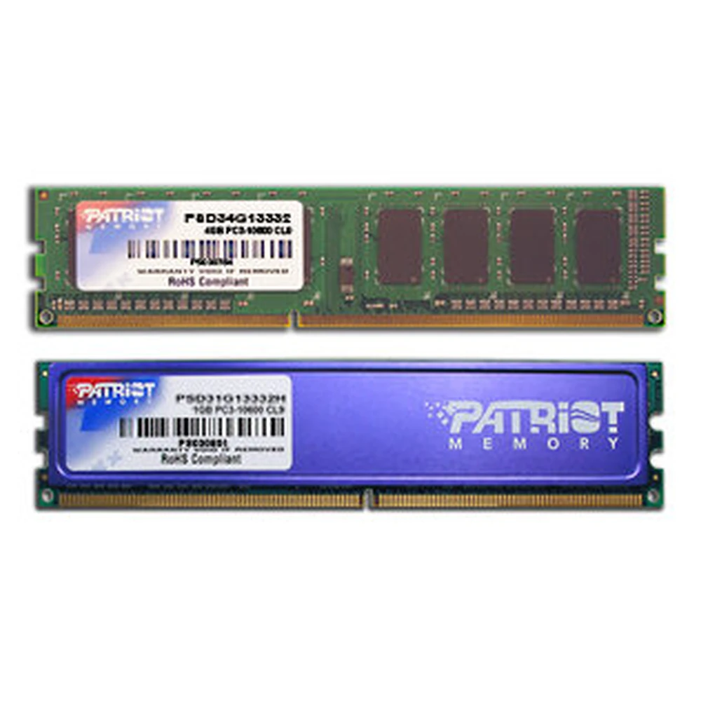 Memoria RAM PATRIOT Signature - DDR3 - 4GB - 1333MHz - UDIMM - Para PC - PSD34G13332 Memoria RAM PATRIOT Signature - DDR3 - 4GB - 1333MHz - UDIMM - Para PC - PSD34G13332