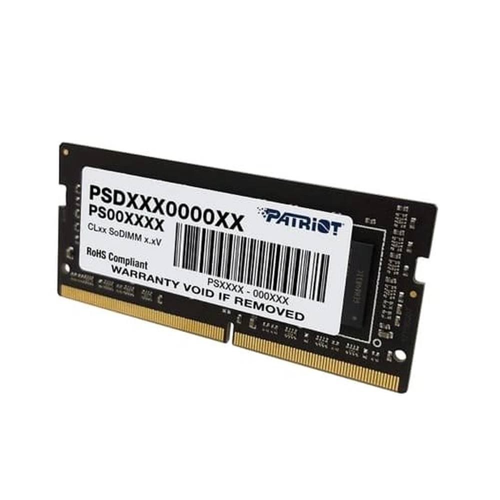 Memoria RAM PATRIOT Signature Line - DDR4 - 16GB - 3200MHz - SO-DIMM - Para Laptop - PSD416G320081S Memoria RAM PATRIOT Signature Line - DDR4 - 16GB - 3200MHz - SO-DIMM - Para Laptop - PSD416G320081S