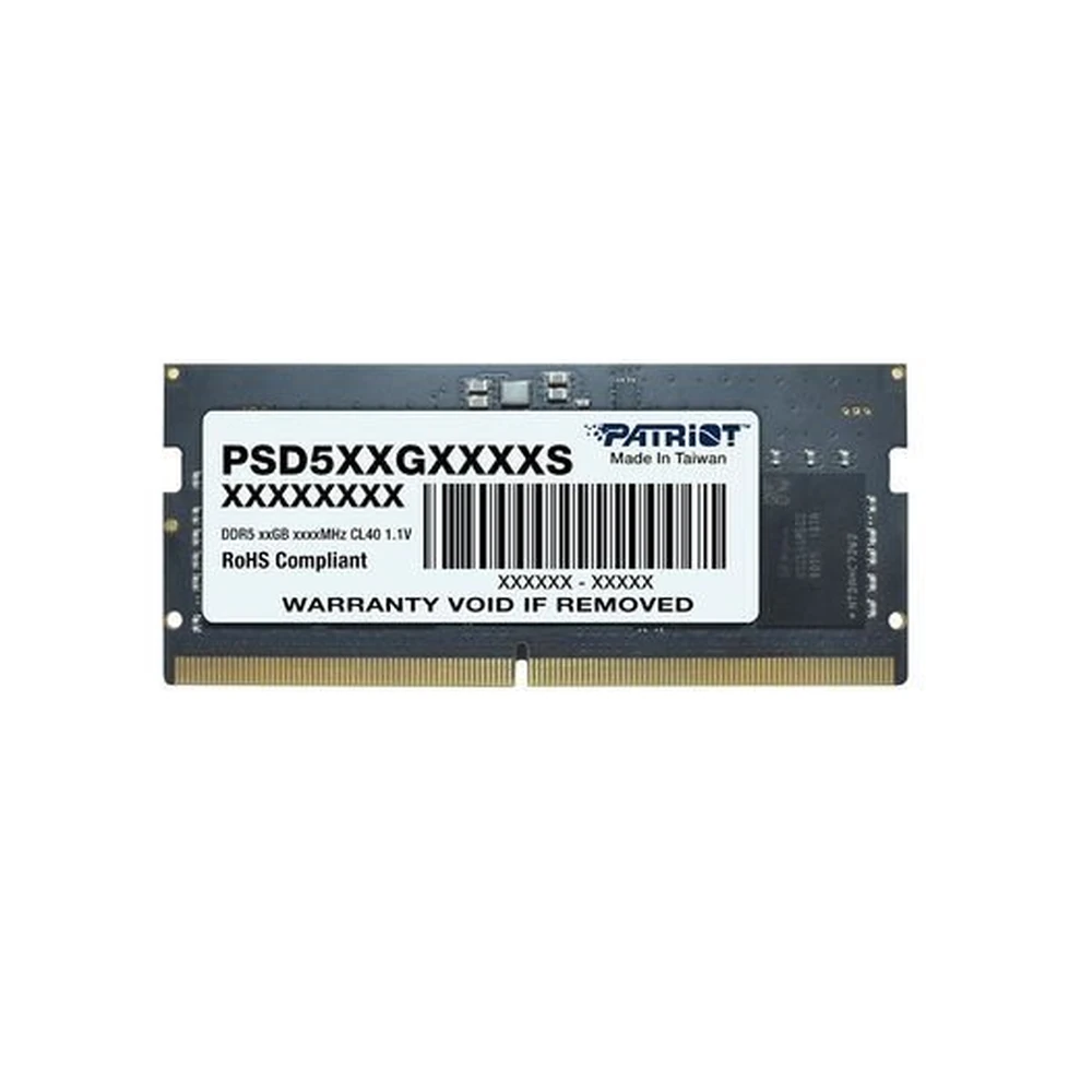 Memoria RAM PATRIOT Signature Line - DDR5 - 32GB - 4800MHz - SO-DIMM - Para Laptop - PSD532G48002S Memoria RAM PATRIOT Signature Line - DDR5 - 32GB - 4800MHz - SO-DIMM - Para Laptop - PSD532G48002S