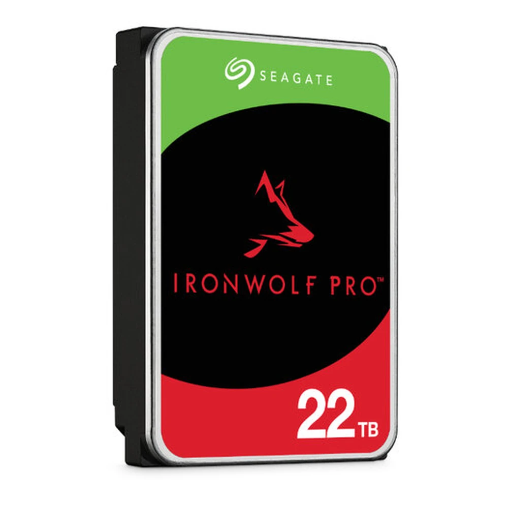 Disco Duro Seagate IronWolf Pro - 3.5" - 22TB - SATA III - para NAS - ST22000NT001 Disco Duro Seagate IronWolf Pro - 3.5" - 22TB - SATA III - para NAS - ST22000NT001