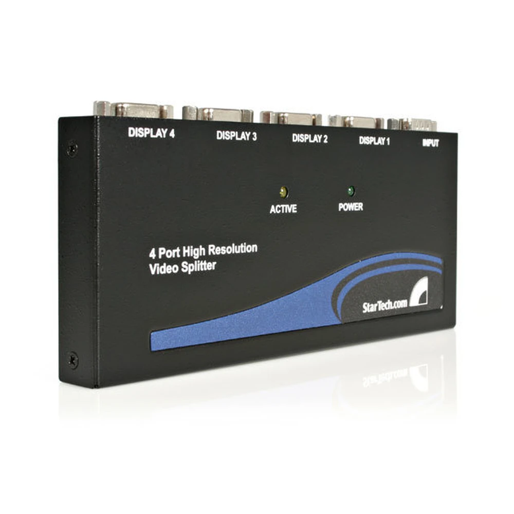 Duplicador Divisor StarTech.com ST124PRO Splitter VGA - 4 Puertos - 350MHz - Duplicador - ST124PRO Duplicador Divisor StarTech.com ST124PRO Splitter VGA - 4 Puertos - 350MHz - Duplicador - ST124PRO