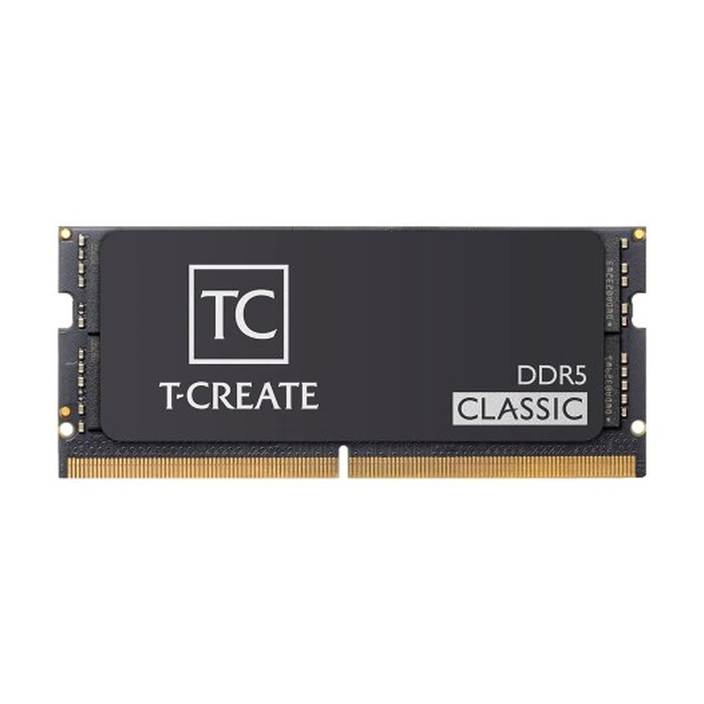 Memoria RAM TEAMGROUP T-CREATE CLASSIC - DDR5 - 16GB - 5200MHz - SO-DIMM - Para Laptop - CTCCD516G5200HC42-S01 Memoria RAM TEAMGROUP T-CREATE CLASSIC - DDR5 - 16GB - 5200MHz - SO-DIMM - Para Laptop - CTCCD516G5200HC42-S01