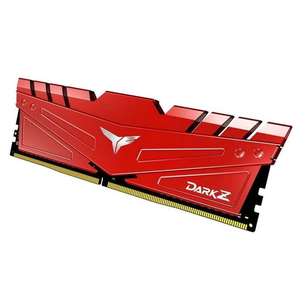 Memoria RAM TEAMGROUP T-Force Delta DARK Z - DDR4 - 8GB - 3000 MHz - Rojo - TDZRD48G3000HC16C01 Memoria RAM TEAMGROUP T-Force Delta DARK Z - DDR4 - 8GB - 3000 MHz - Rojo - TDZRD48G3000HC16C01