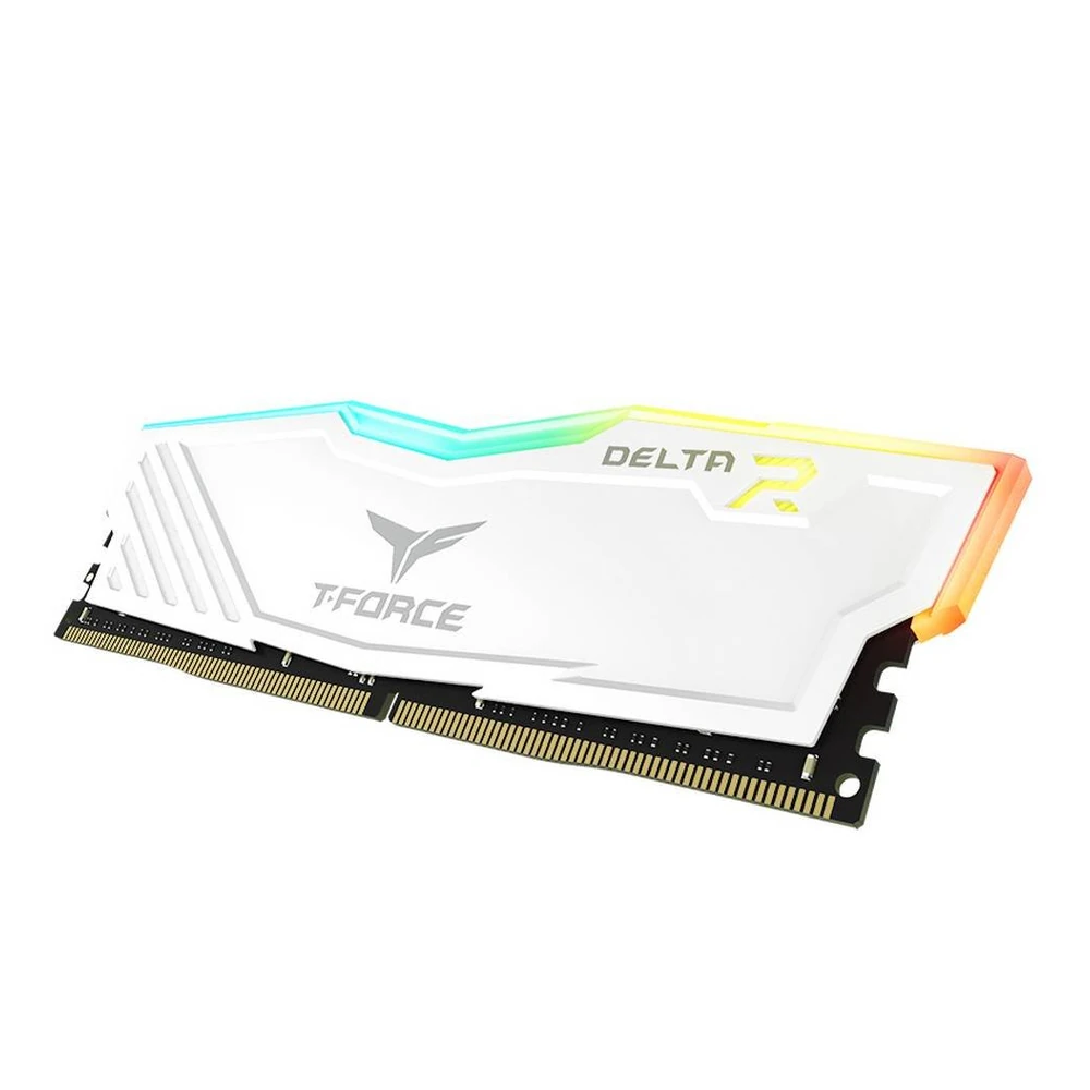 Memoria RAM TEAMGROUP T-Force Delta RGB - DDR4 - 8GB - 3200MHz - UDIMM - Para PC - Blanco - TF4D48G3200HC16F01 Memoria RAM TEAMGROUP T-Force Delta RGB - DDR4 - 8GB - 3200MHz - UDIMM - Para PC - Blanco - TF4D48G3200HC16F01
