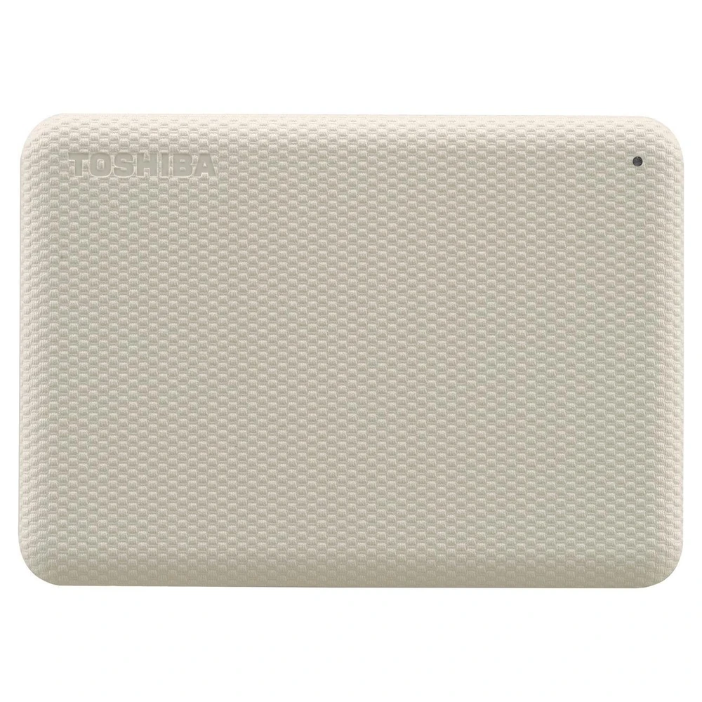 Disco Duro Externo Toshiba Canvio Advance - 2TB - USB 3.0 - Windows/Mac - Blanco - HDTCA20XW3AA