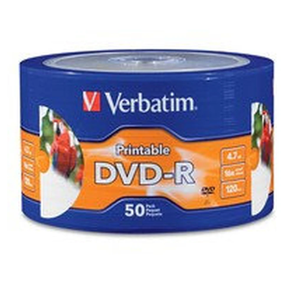 DVD-R Verbatim - 16X - 4.7GB - Paquete de 50 Piezas - 97167 DVD-R Verbatim - 16X - 4.7GB - Paquete de 50 Piezas - 97167