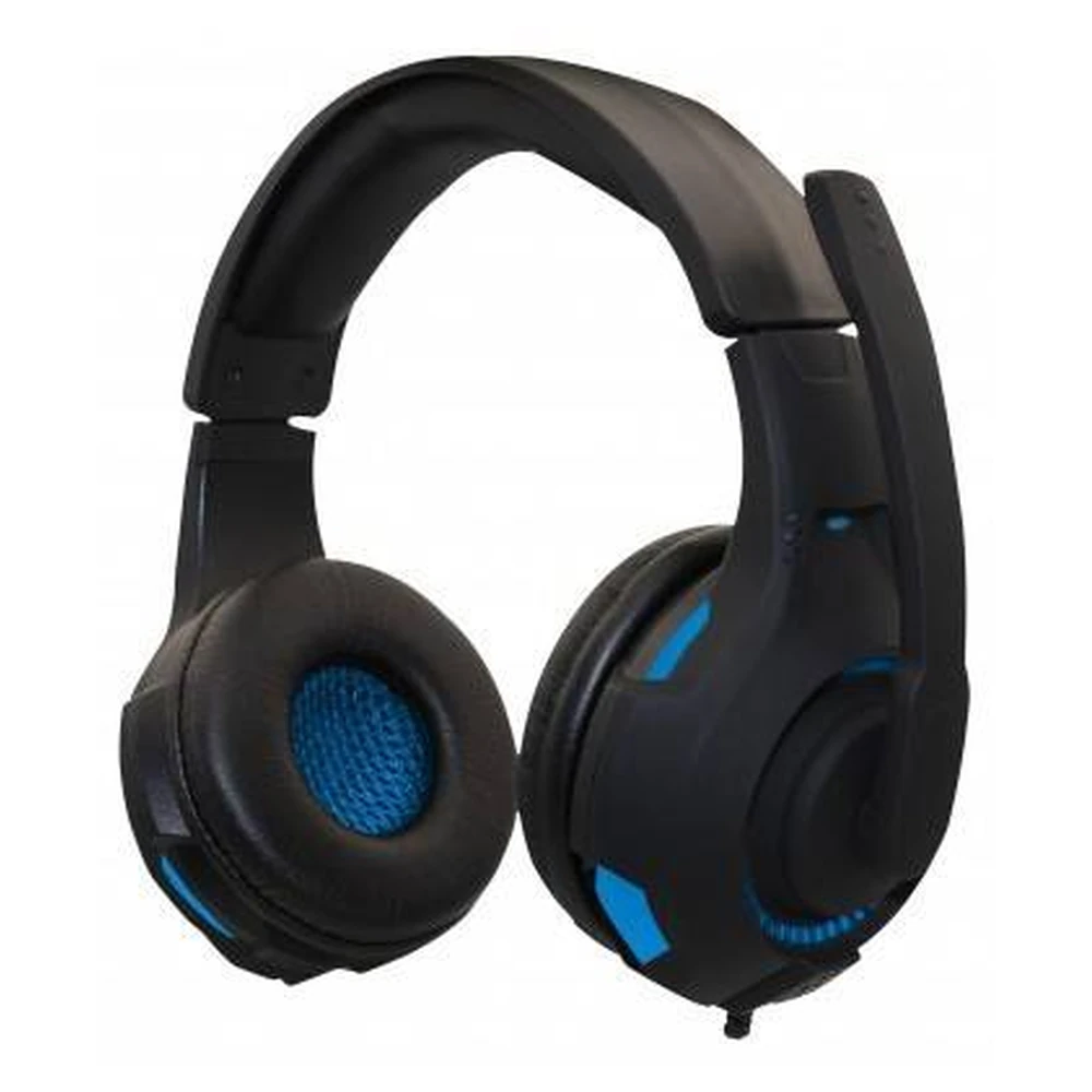 Diadema Gamer Naceb Technology Alámbrico Micrófono Negro Con Azul - NA-0304A Diadema Gamer Naceb Technology Alámbrico Micrófono Negro Con Azul - NA-0304A
