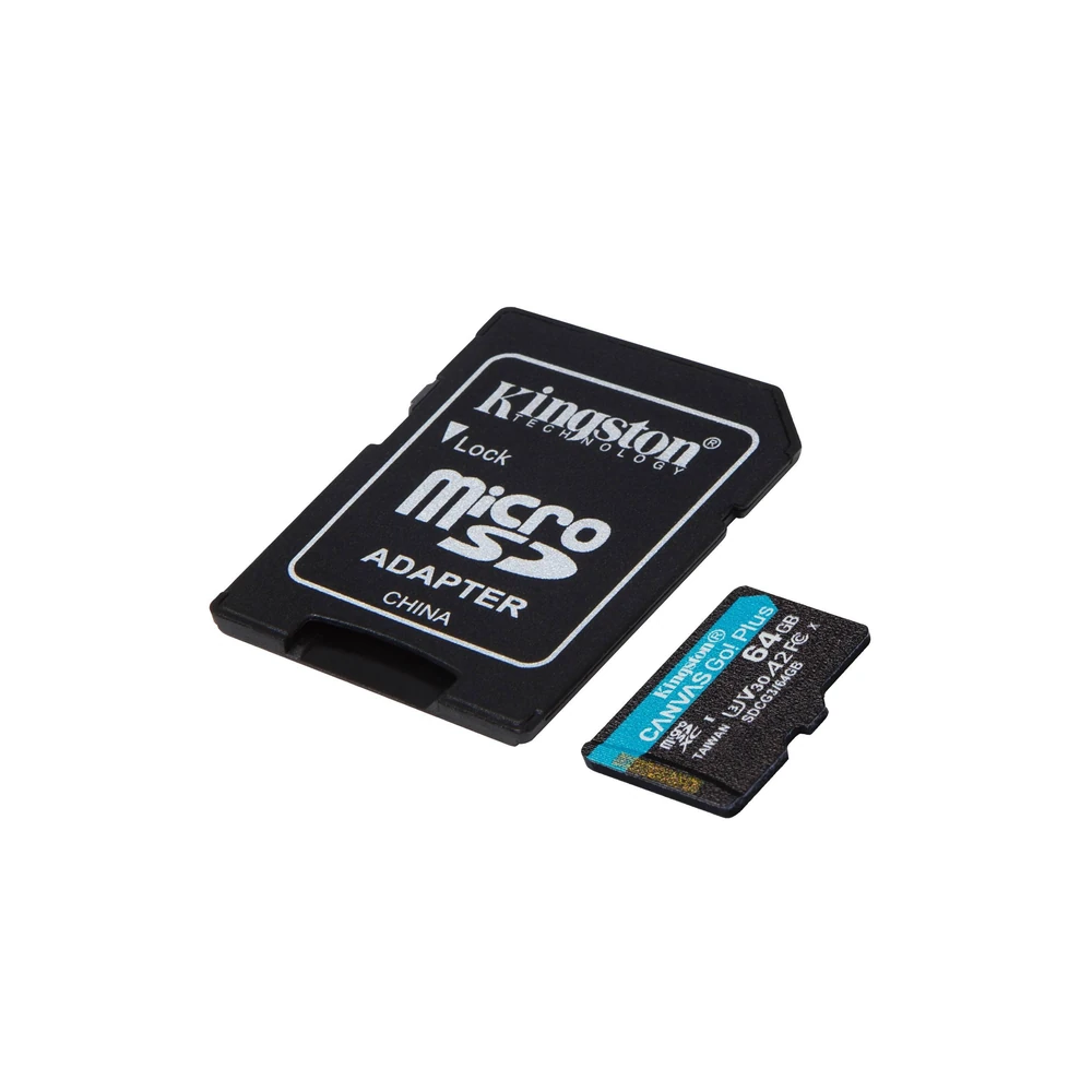 Memoria Microsdxc Kingston Canvas Goo! Plus 64Gb Clase 10 Uhs I Con Adaptador - SDCG3/64GB Memoria Microsdxc Kingston Canvas Goo! Plus 64Gb Clase 10 Uhs I Con Adaptador - SDCG3/64GB